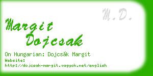 margit dojcsak business card